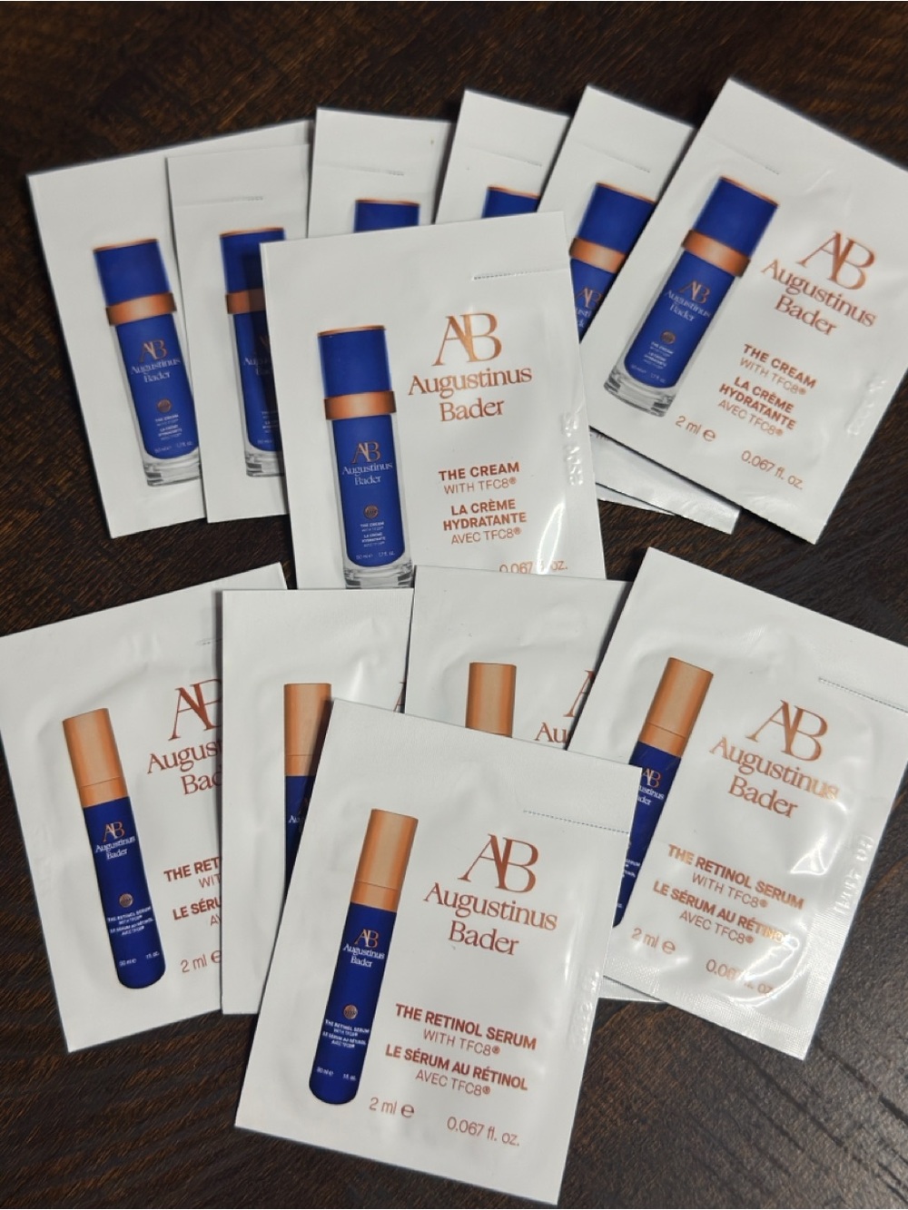 Augustinus Bader The Cream (7x2ml)& Retinol Serum (5x2ml)Sample Duo -